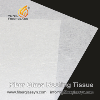 Utilizado como capas superficiales para productos FRP Estera de tejido de fibra de vidrio