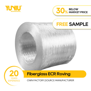 Suministro directo de fábrica 1200tex ~ 9600tex fibra de vidrio ECR itinerante para producción de láminas 