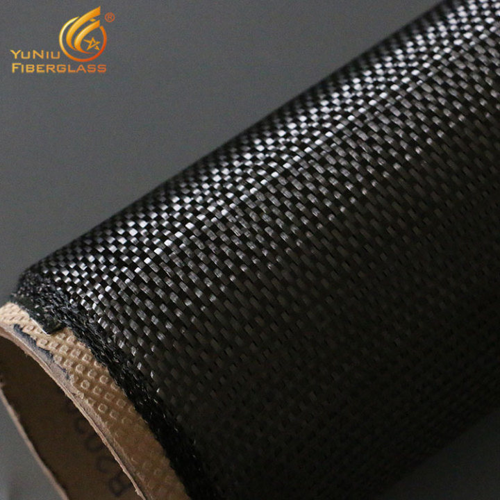 Tela de fibra de carbono de alta resistencia personalizable suministrada por el fabricante