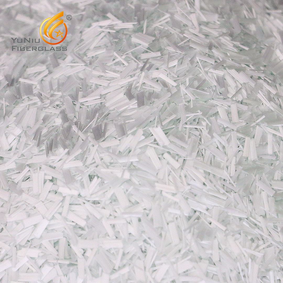 Hebras cortadas de fibra de vidrio de venta caliente que se humedecen rápidamente Garantía de calidad de PP