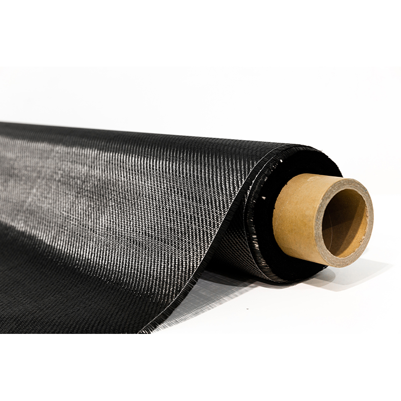 Sarga de carbono de tela de fibra de carbono negra a precio de fábrica
