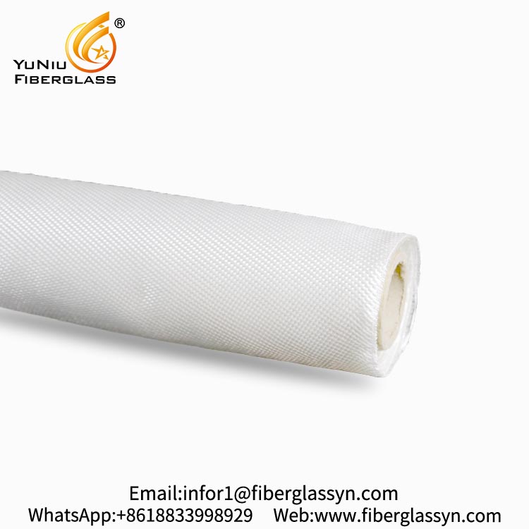 Tela de fibra de vidrio de tejido liso de resina epoxi de fibra de vidrio no alcalina de alta calidad