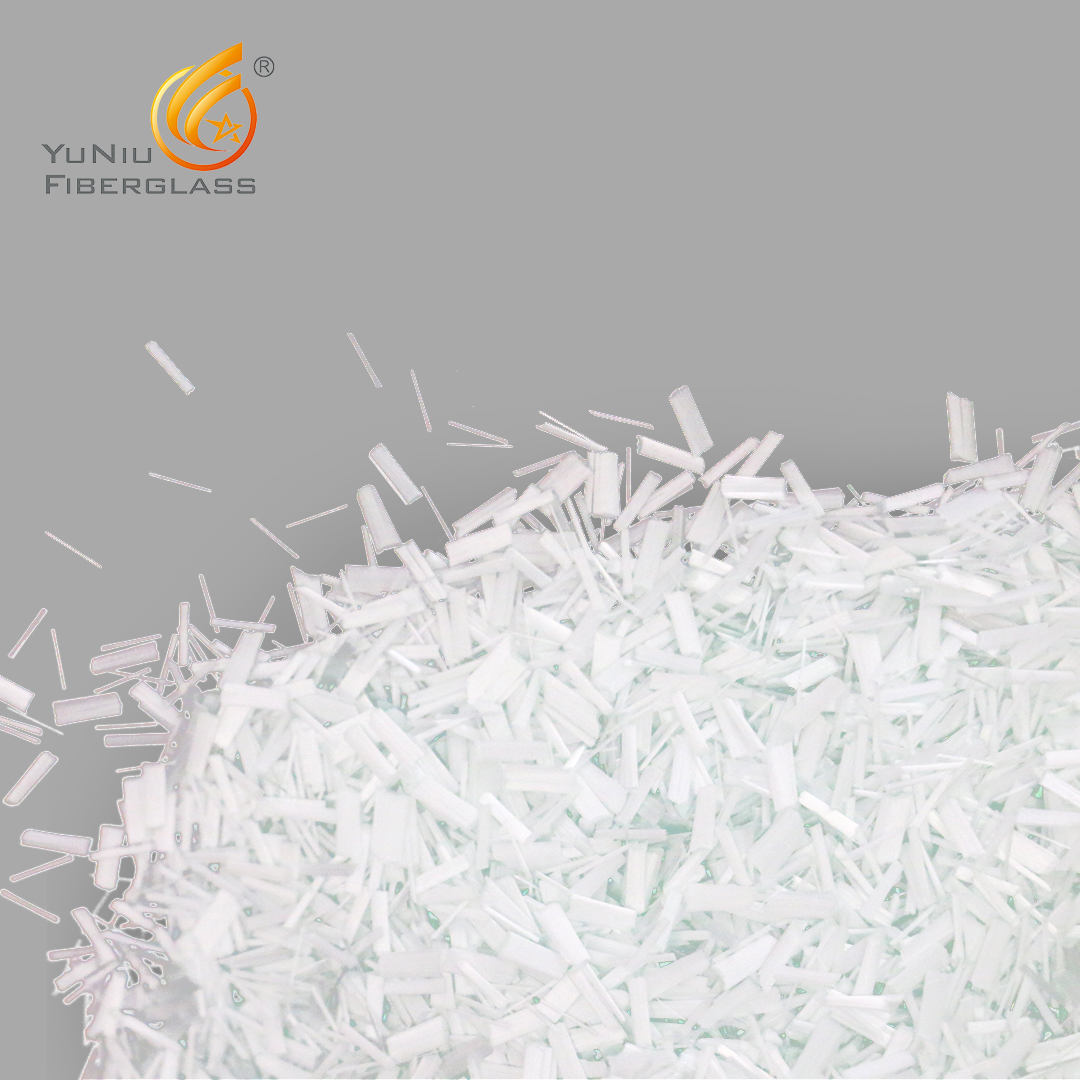 Los hilos picados de fibra de vidrio de venta caliente se humedecen rápidamente con plástico reforzado PP / PA / PBT