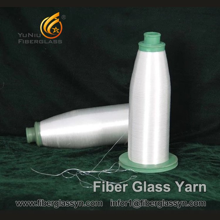 Hilo continuo de fibra de vidrio con alto contenido de sílice, blanco, sin álcalis, de alto rendimiento