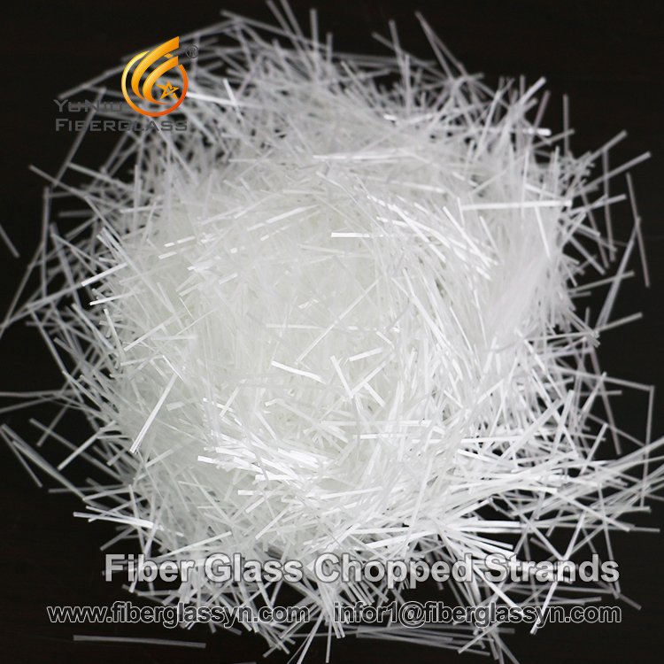 Hilos picados de fibra de vidrio zro2 16,5% de alta resistencia mecánica para cemento 
