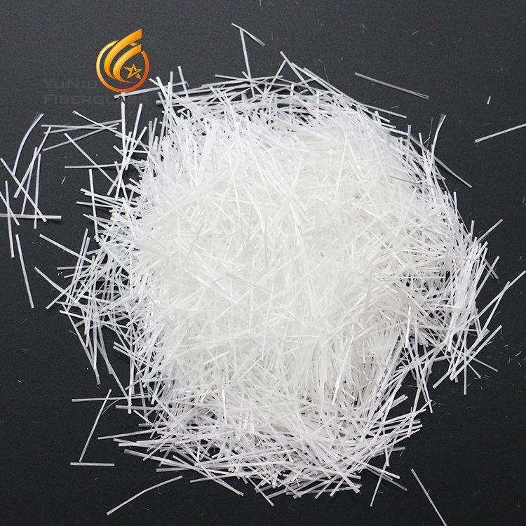 ZrO2 16,5% hebras cortadas de fibra de vidrio resistentes a los álcalis