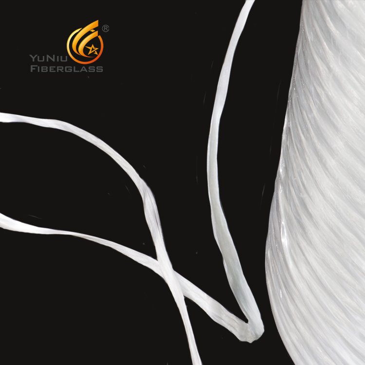 Hilo de fibra de vidrio bobinado de filamento directo de vidrio E en Albania 