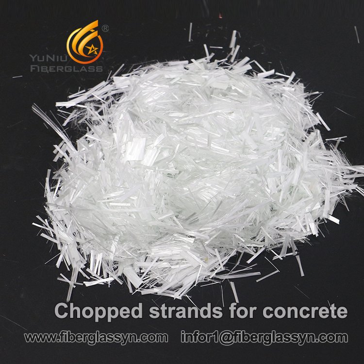 Hilos tajados fibra de vidrio concreta para GRC (concreto reforzado de la fibra de vidrio)